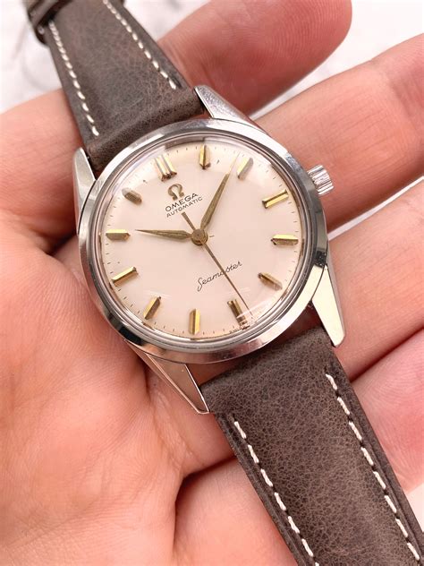 vintage omega seamaster crystal|Omega Seamaster vintage price.